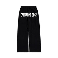 DISTORTED LOGO OVERSIZED BOTTOMS￼