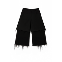 DOUBLE UP TWILL OVERSIZED SWEAT BOTTOMS