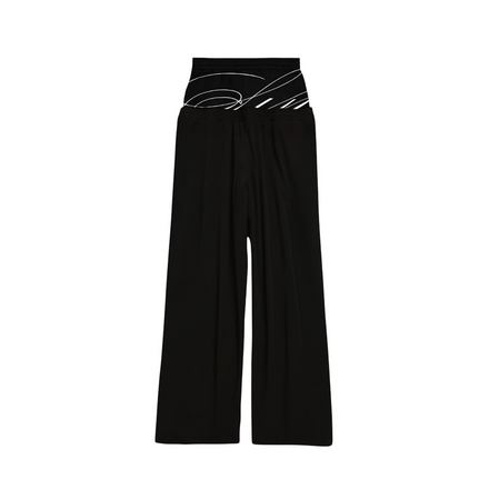 Cursive Logo Double Waist Bottoms